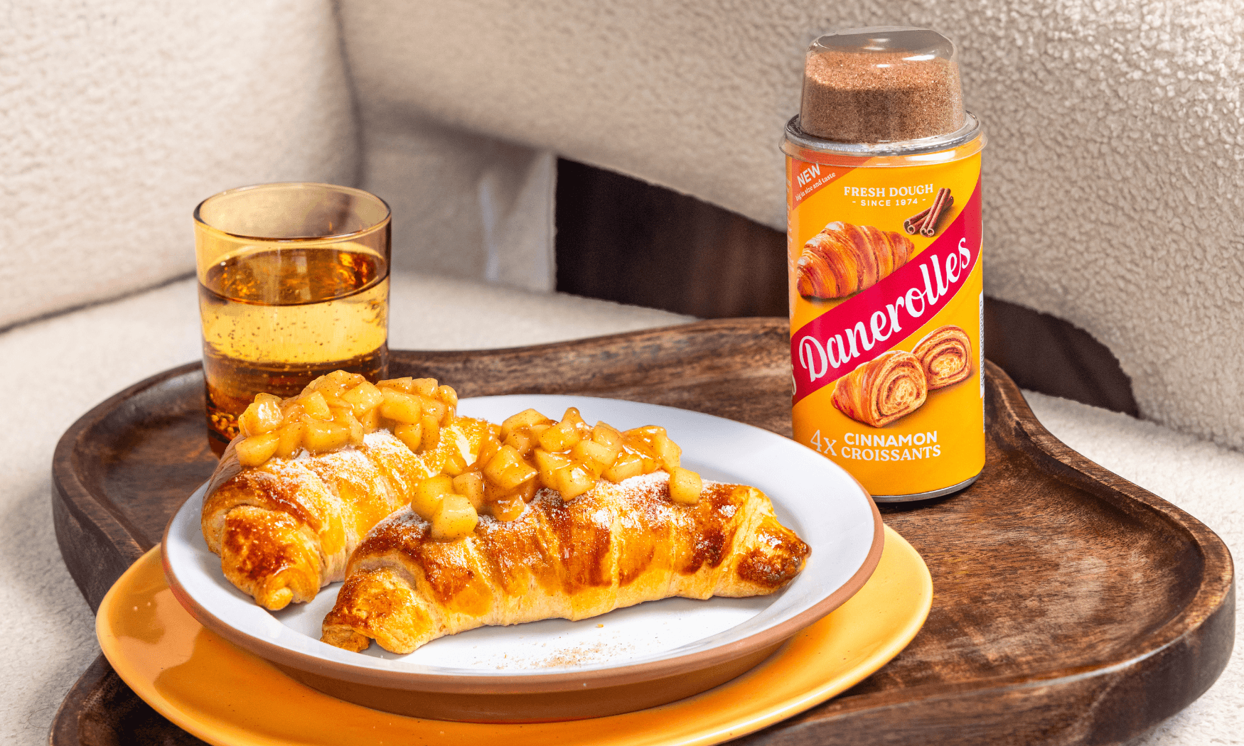 Kanel Croissant med æble