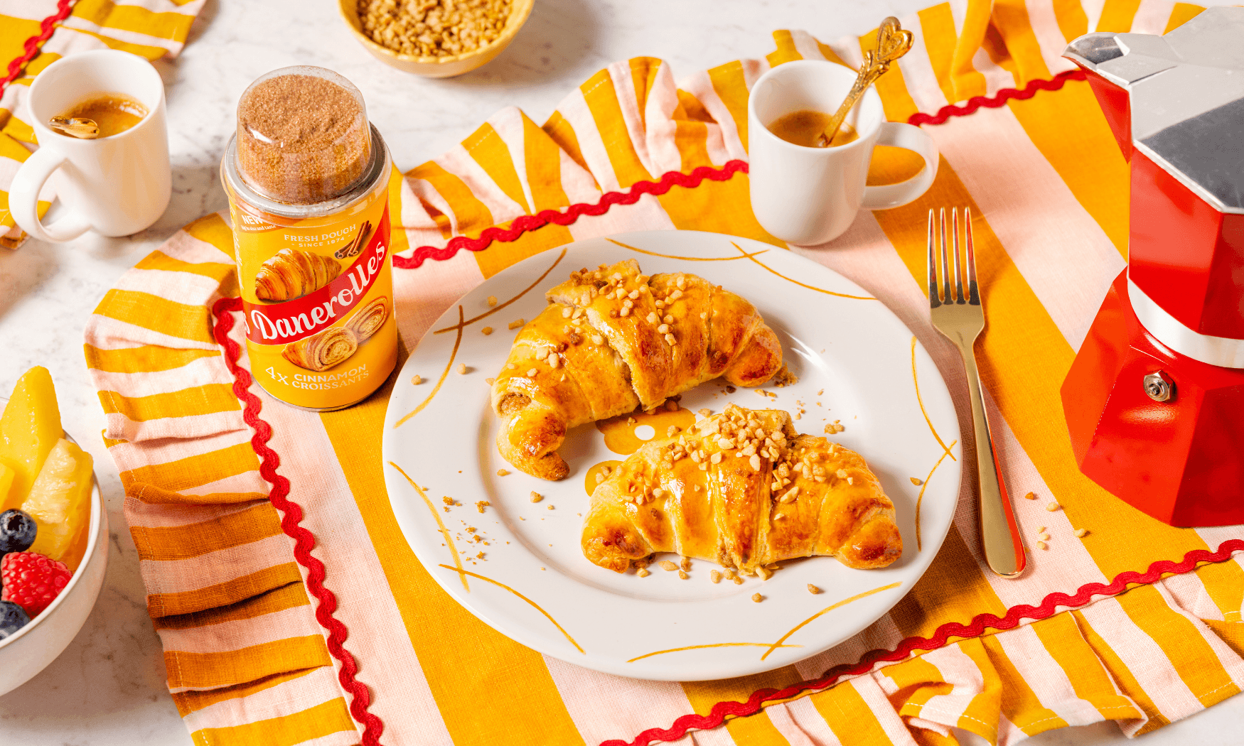 Kanel Croissant med kardemomme